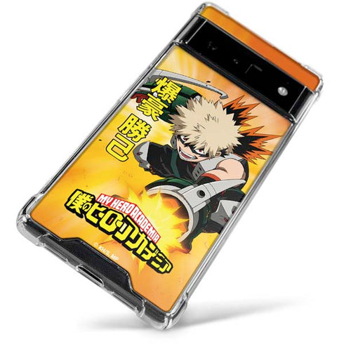 My Hero Academia Katsuki Bakugo Season 4 Google Pixel 6 Clear Case